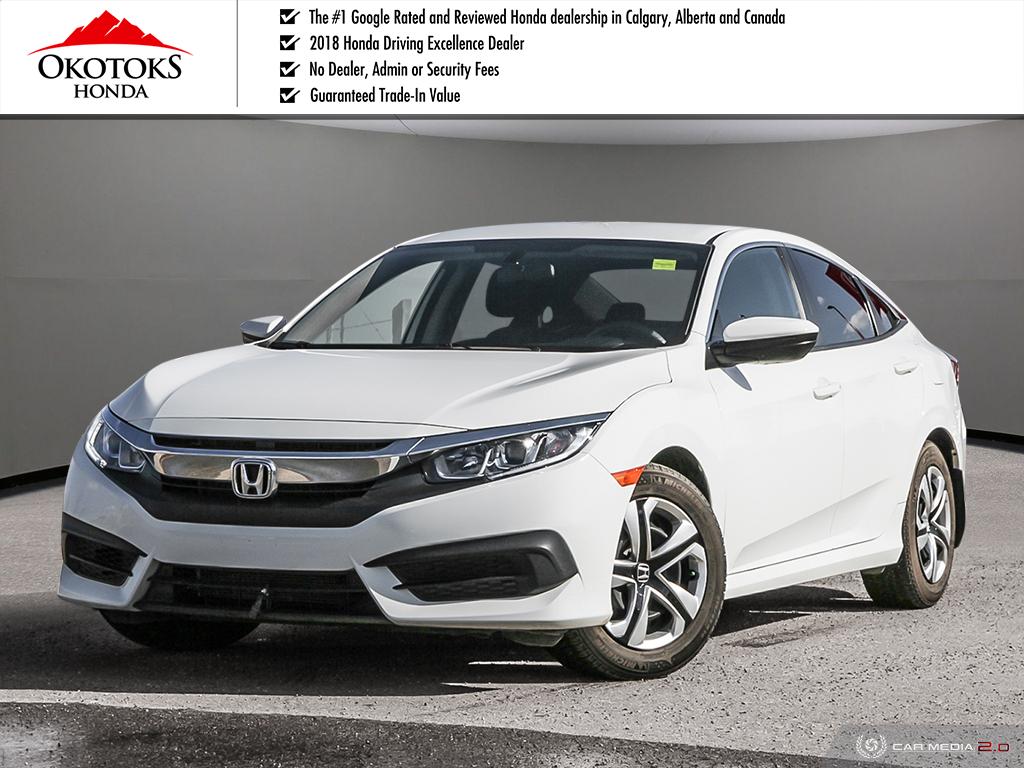 Used 2017 Honda Civic Sedan Lx Cvt 4 Door Sedan In Okotoks U20223a